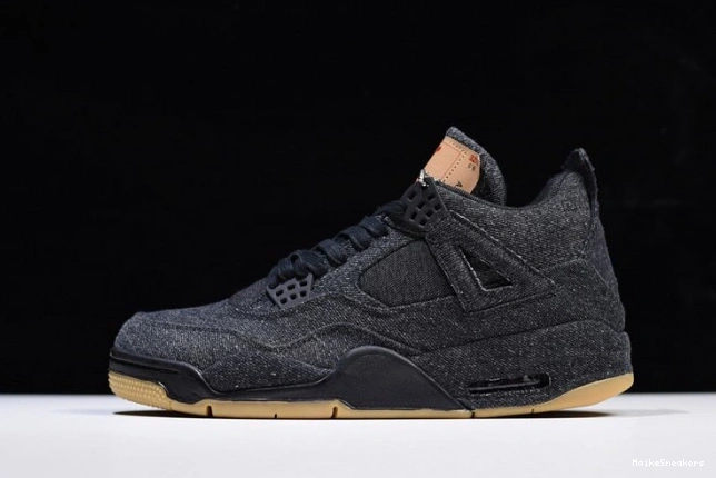 MaikeSneakers 4 AO2571-001 'black' Air Jordan x Levi's 0728